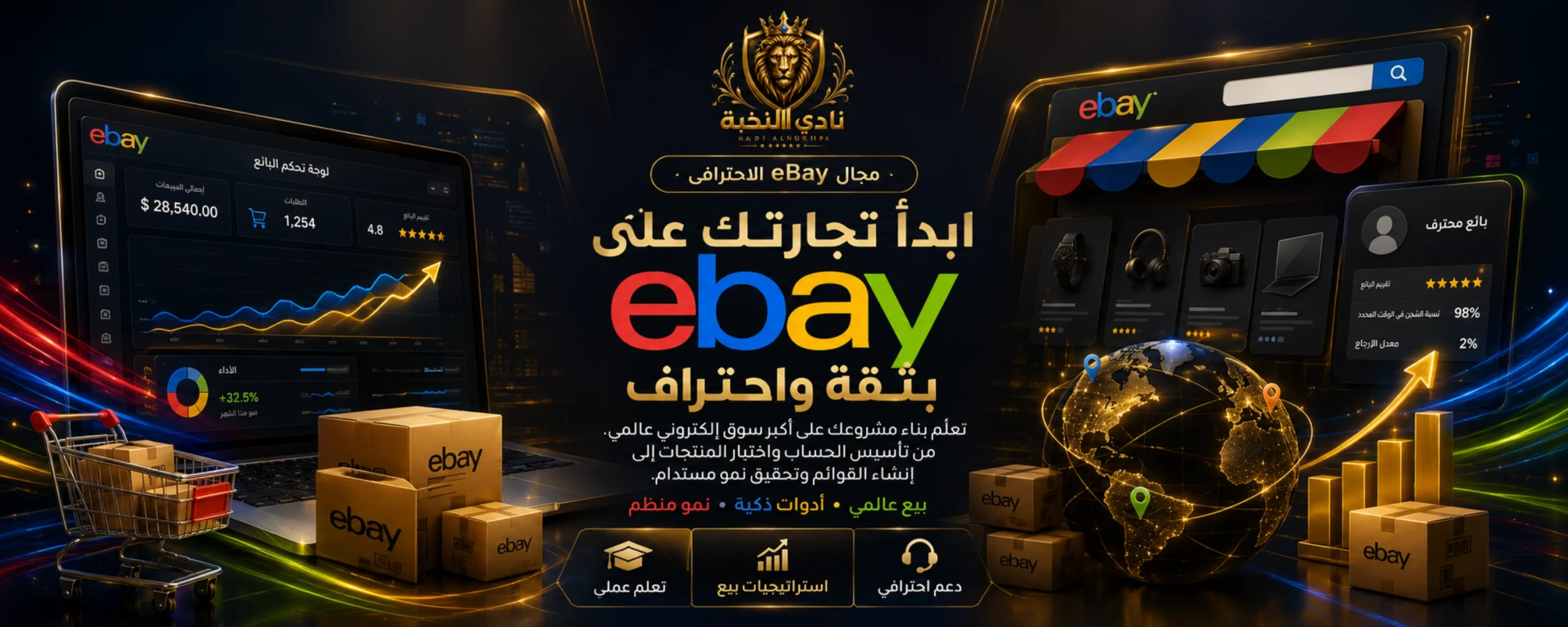 صورة اختبار لسلايد مجال eBay