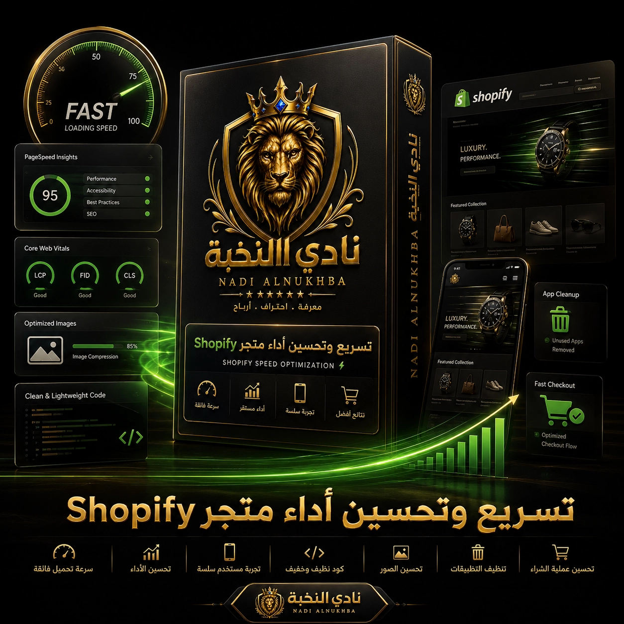 تسريع وتحسين أداء متجر Shopify